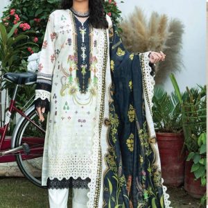 RangRani By Zeeshan Arts Strip Embroidered Lawn M419