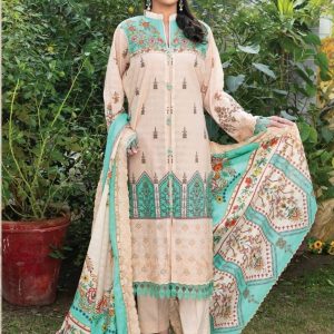 RangRani By Zeeshan Arts Strip Embroidered Lawn M413