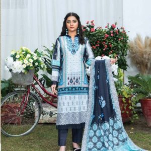 RangRani By Zeeshan Arts Strip Embroidered Lawn M415