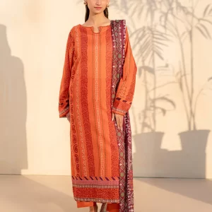 3-Piece Unstitched Digital Printed Lawn Suit M408