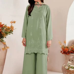 3 Piece – Unstitched Embroidered Lawn M448