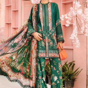 3 Piece – Unstitched Embroidered Lawn M457