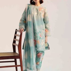 3 Piece – Unstitched Fully Embroidered Lawn M431